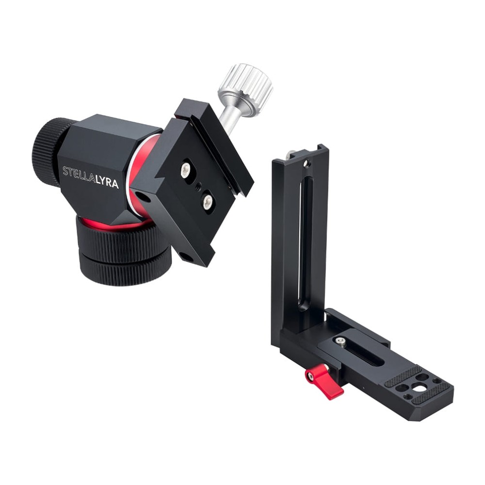 StellaLyra 2 Inch Alt-Azimuth Friction Clutch Mount with L bracket
